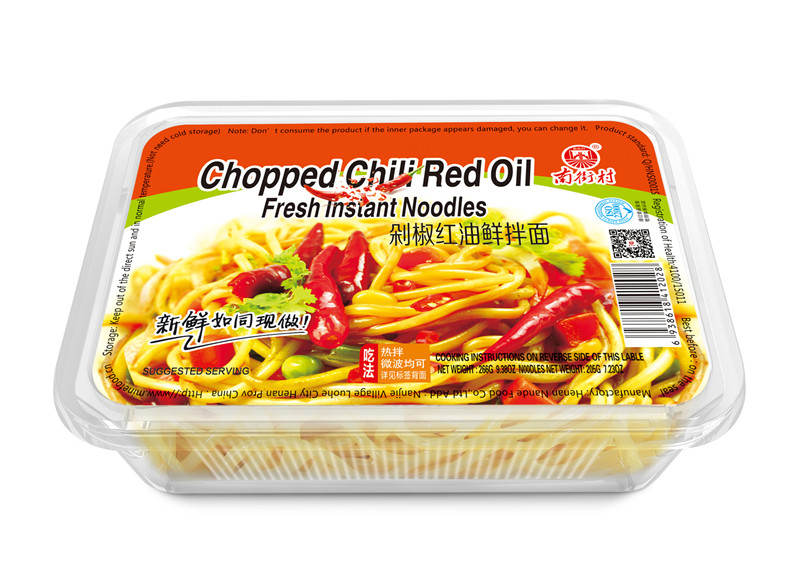 Chopped Chili Red Oil Fresh Instant Noodles